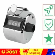 4-Digit Mechanical Lap Metal Hand Tally Counter Clicker, Number Counter New