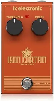 TC Electronic Analog Noise Gate Pedal Guitar Effects IRON CURTAIN NOISE GATE