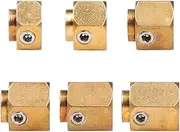 Modification Accessories 4Pcs Brass Hex Wheel Widening Adapter for 1/10 RC Crawler for TRX4 for TRX6(10mm)