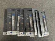 PARKER QUINK FLOW BALLPOINT REFILLS BLUE * 16 X 2 REFILLS* BRANDNEW*