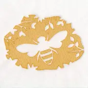 Springtime Bee (Embossed) Hand Towel Set Embroidered
