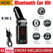 Wireless Bluetooth Car Kit FM Transmitter Handsfree Car Charger MP3 Player USB