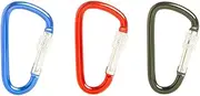 Korjo Carabiner 3-Pack, for Travel, Includes 3