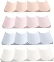 UTHCLO 4pcs Assorted Color Wine Bottle Rack European Style Display Mat with Skid Bottom for Home Restaurant Bar Storage Easy Access to Wine Bottles