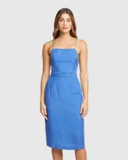 Lotus Back Tied Dress