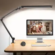LED Desk Lamp with Clamp, Architect Desk Lamp with Remote, Flexible Swing Arm...
