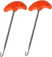 ORFOFE Shoe Lace Tightening Hooks Professional Shoelace Tightener Tool for Hockey Skates
