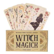Witch Magick Oracle Deck 40Pcs Inspiration Cards with Keywords