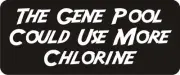 3 - The Gene Pool Could Use Hard Hat Biker Helmet Sticker Bs540