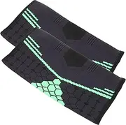 COOLHIYA 2pcs Basketball Elbow Breathable Elbow Pad Arm Compression Sleeves Arm Protective Sleeves Elbow Protectors Carpal Brace Arm Pads Elbow Support Breathable Arm Pad Elbow Guard Nylon
