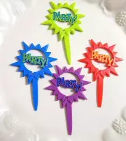 Cake Toppers Party Cupcake Picks One Dozen