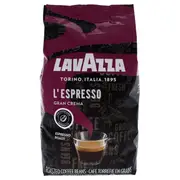 LEspresso Gran Crema Roast Whole Bean Coffee by Lavazza for Unisex - 35.2 oz Coffee
