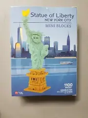 Statue of Liberty Mini Blocks Set (1100 PCS), Educational Architecture Model Kit