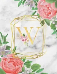 在飛比找博客來優惠-W: Cute Initial Monogram Lette