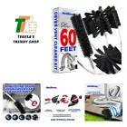 60 Feet Dryer Vent Cleaner Kit,Lint Remover Flexible Brush and Drill Attachme...