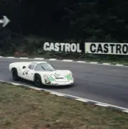 Vic Elford Lucien Bianchi (Porsche 910) 1967 Motor Racing Old Photo