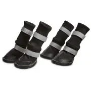 Good2GO Black All-Weather Dog Boots, Size Medium