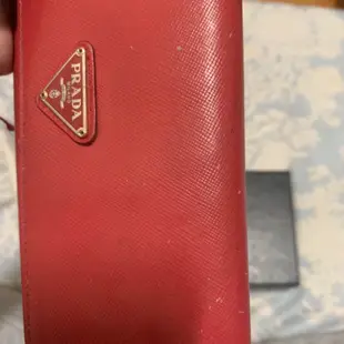 正品🌟PRADA 正紅色長夾