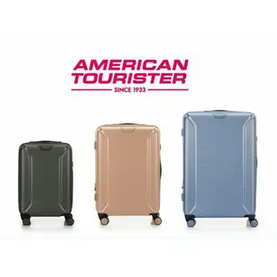 AT美國旅行者 POBOTECH 24吋 可擴充加大防爆拉鍊設計 行李箱/旅行箱-2色 QO8
