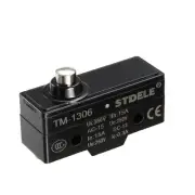 TM-1306 SPDT 1NO+1NC Short Reed Snap Button Lever Micro Switch Screw Terminals