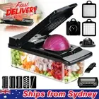 Manual Food Fruit Cutter Tools Kitchen Vegetable Slicer Chopper Mandolin Peeler