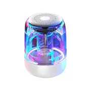 C7 Bluetooth 5.0 Speaker Tws 6D Surround Hifi Stereo Cool Audio(White)