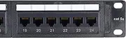 Tedgetal Patch Panel 24 Port Cat5e 1U, Keystone Patch Panel 19" Rackmount or Wallmount for Cat5e, Cat5 Cabling
