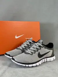 在飛比找Yahoo奇摩拍賣-7-11運費0元優惠優惠-NIKE FREE 3.0 黑灰 休閒 百搭 慢跑鞋 男女鞋