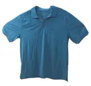 Tommy Bahama Men's ST225685 Roger Point Polo Myka Blue Medium