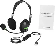 Ergonomic Design Headphones Noise Reduction Stereo Sound Flexible Microphone for Gaming Music Video Calls