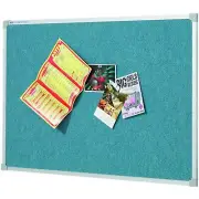QUARTET PENRITE BULLETIN BOARD FABRIC 900X1200MM WEDGEWOOD