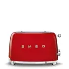 Smeg Red 2 Slick 2 Slice Toaster, Medium