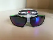 Kids 100% UVA-UVB Protection Shatter Resistant Sunglasses, Black and Green