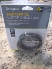 Targus PA410U1 NEW LAPTOP NOTEBOOK COMPUTER Defcon Cl Cable Lock. 6.5 Ft, Black