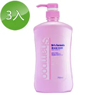 【台塑生醫】Dr‘s Formula 嬰幼童洗髮精 700ml 3入組 神腦生活 嬰兒洗髮乳 幼兒洗髮乳 兒童洗髮乳