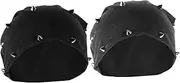 [WOFASHPURET] 2pcs Stylish Wind Proof Caps for Adults Versatile Thin Hats Deep Grey and for All Seasons and Outdoor Activities