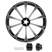 21X3.5" CNC Front Wheel Rim Hub Single Disc Fit For Harley Street Glide 08-23 18