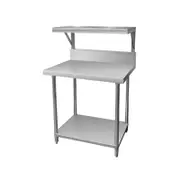 SMB-7-0900 - Heavy Duty Salamander Bench with Shelf Braces