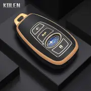 Tpu car remote key cover case shell fob for subaru brz forester legacy outback wrx wrx sti impreza xv crosstrek auto accessories Black only case