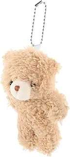 KICHOUSE Tiny Bear Doll Keychain Pendant Soft Wear Resistant Miniature Plush Hanging Charm for Bags Backpacks and Handbags Portable and Lightweight Decor for DIY Crafts
