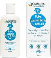Grahams Natural Kids Eczema Body and Bath Oil 100 ml, 100 milliliters