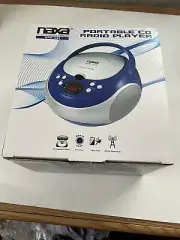 NAXA NPB-251 PORTABLE CD AM/FM RADIO PLAYER BLUE NIB