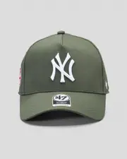 [Forty Seven] Forty Seven Men's New York Yankees Mvp Dt Snapback Cap in Moss/Team One Size Moss/Team