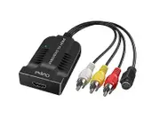 AV-S-Video to HDMI Adapter S-Video IN AV CVBS IN Video Converter HDMI Output 720p/1080p