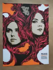 First Aid Kit Australian Tour 2018 Silkscreen Poster Art Ken Taylor Ltd Ed S/N