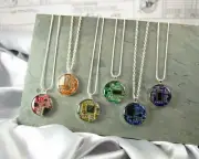 Set of 6 Recycled CIRCUIT BOARD NECKLACES Sustainable Geek Jewelry Cyberpunk