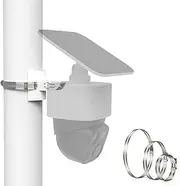 Pole Mounting Bracket for Eufy Security SoloCam S340/SoloCam E30, Solar Panel Security Camera (1Pack,White)