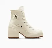 Converse Chuck 70 De Luxe Heel Shoes Egret A05348C Expeditedship