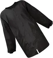 Generic Perm Dyed Anti-pollution Hairstylist Barbershop Hairdressing Apron Hairdresser Salon Smock Barber Shop Accessories Barber Cape for Men Barber Jacket Black Polyester