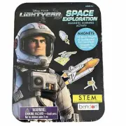 Pixar Disney Buzz Lightyear Space Exploration Magnetic Learning - 28 Pieces, New